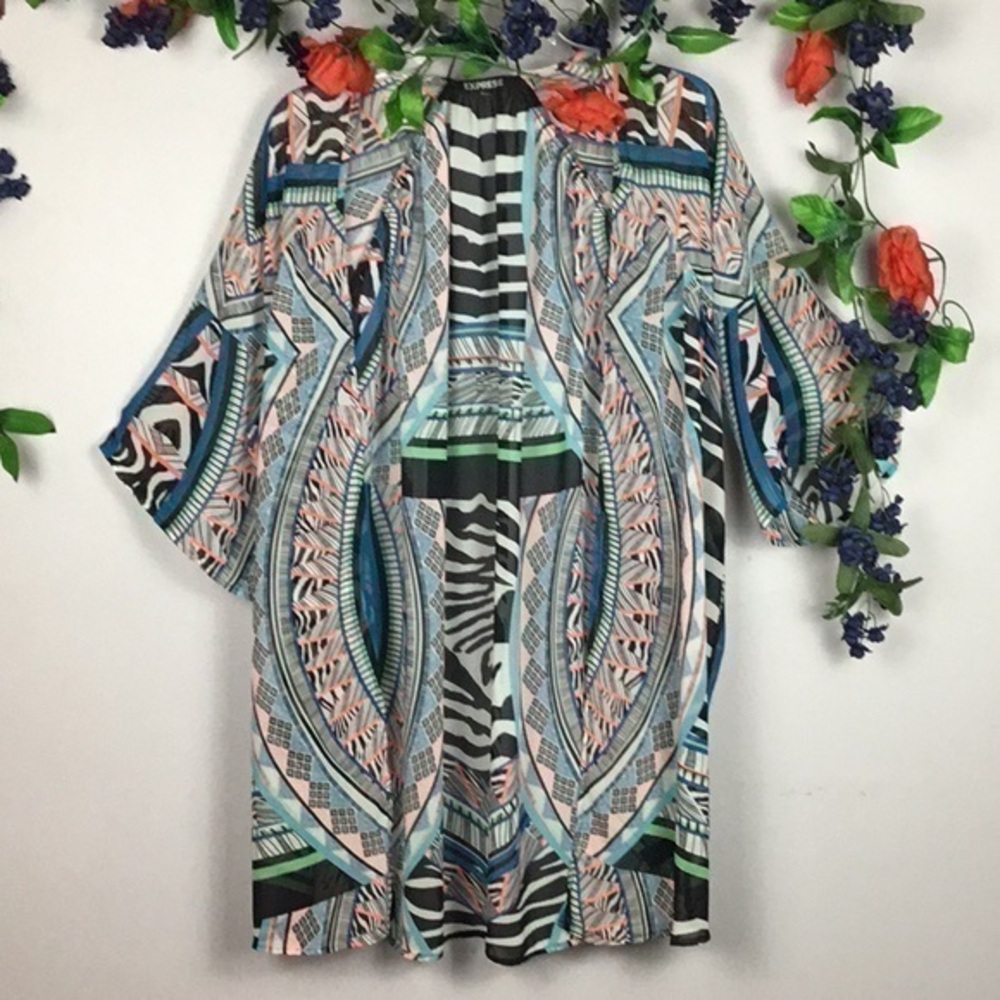 LIKE NEW EXPRESS Wrap Swim Cover Up Top XS